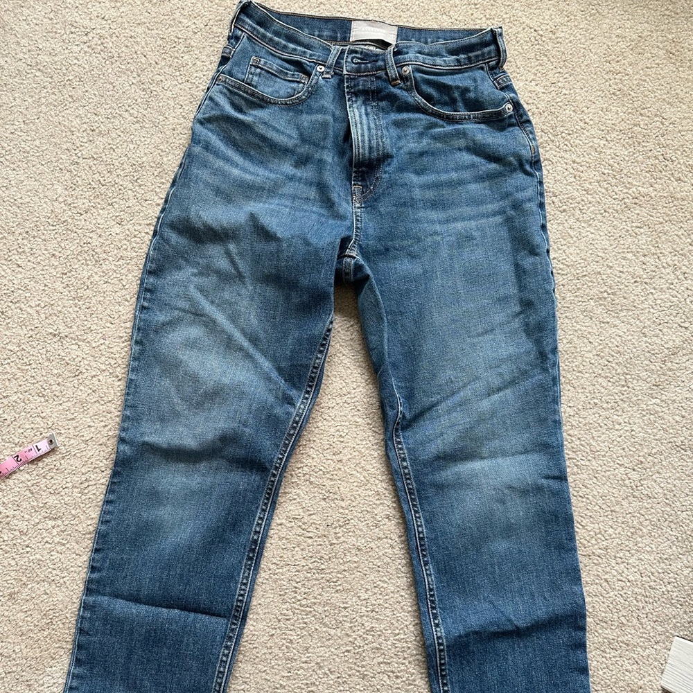 Everlane High Rise Straight Jean 29 Ankle